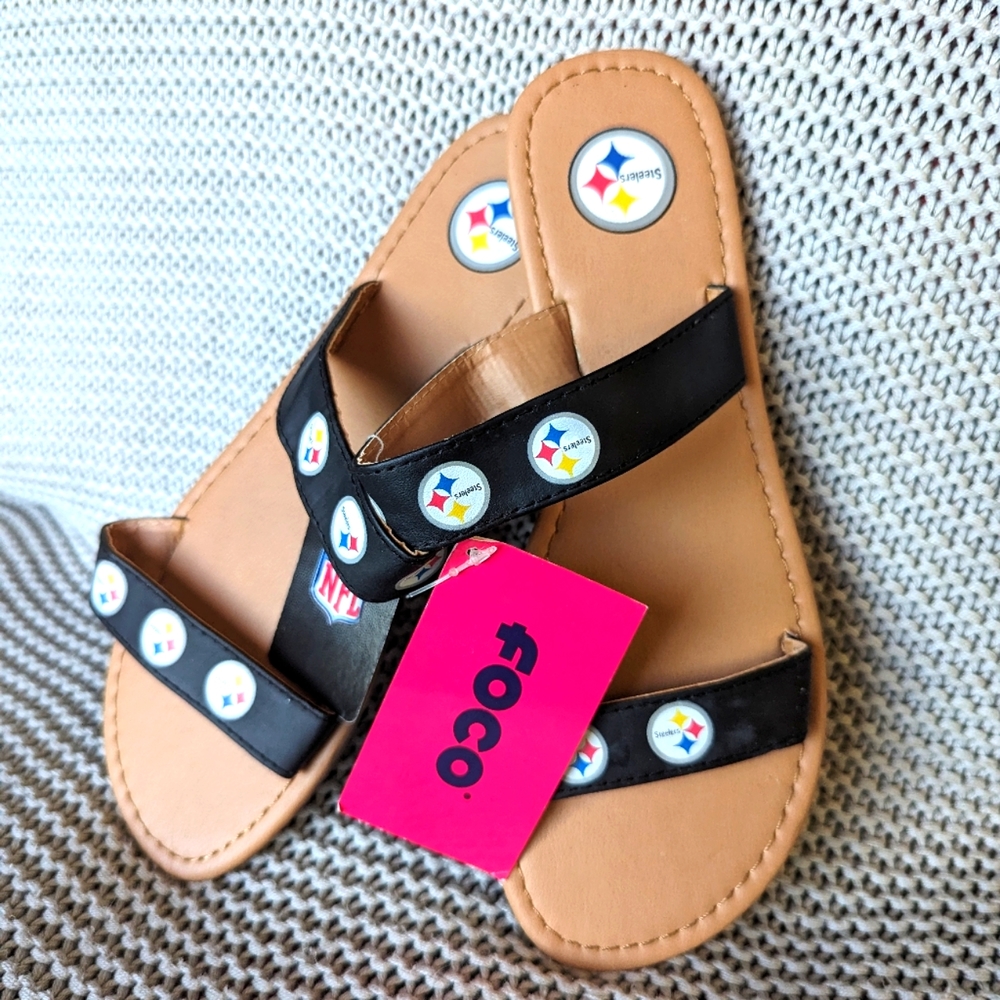 Brand New Pittsburgh Steelers Women's Sandals